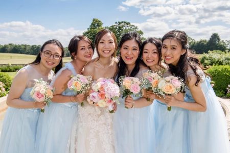Chinese bride & bridesmaids